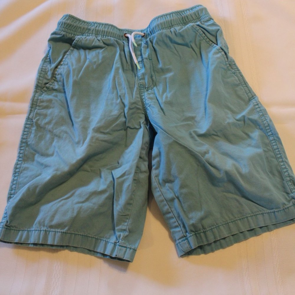 Cat & Jack Boys Shorts Flexible Drawstring Turquoise Size L (H)
